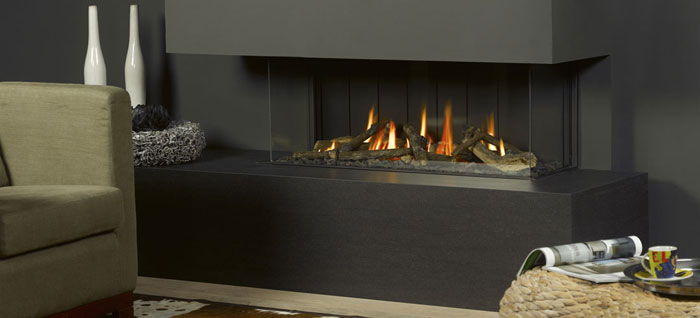 Kominek gazowy Helex Trimline 120 Panorama